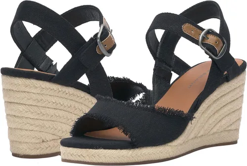 Vista 10 de Lucky Brand Sandalias de cuña Mindra para mujer Negro