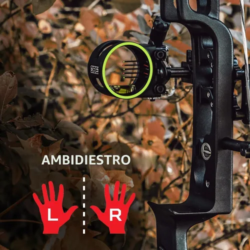 Vista 3 de CBE Tactic Micro Bow Sight, negro, 5 pines