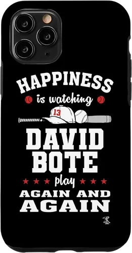 Vista 27 de iPhone 16 David Bote Happiness is Watching Gameday Case