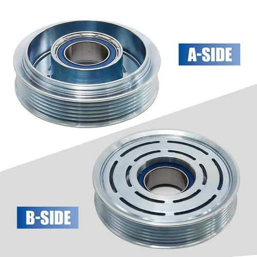 Vista 3 de Kit de reparación del embrague del compresor de CA Reemplazo de la bobina de la polea para MINI Cooper 2008-2013 4 Cyl 1.6L SD6V12 4.68" Polea