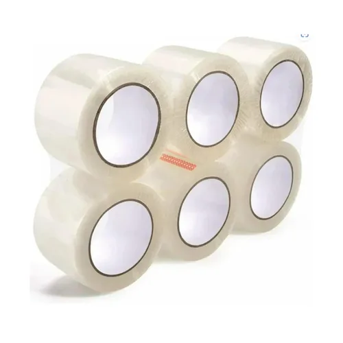 Vista 7 de Cinta de embalaje transparente resistente, 6 rollos de 2 pulgadas x 110 yardas (330 pies) por rollo de cinta de sellado de cartón para embalaje