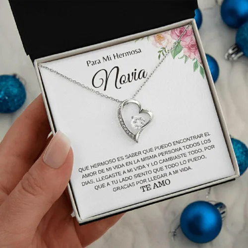 Vista 4 de Regalos para mi Novia - Quieres Ser Mi Novia, Regalo Para Mi Novia De Cumpleaños, Detalles Para Regalar A Tu Novia, Cadena Para Mama, Cajas De