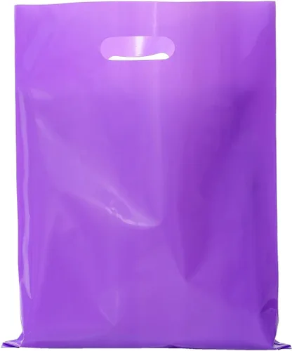 Vista 16 de ysmile Pequeña bolsa de compras de plástico negro para pequeñas empresas Bolsa de mercancía de plástico con asa Poli troquelado para venta al por