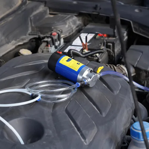 Vista 2 de Bomba extractora de aceite de motor de 12V 100W - Bomba eléctrica de transferencia de fluidos para aceite de motor, cambio de aceite de engranajes