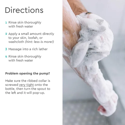 Vista 8 de Puracy Gel de baño, gel de baño natural, 98.6% de ingredientes vegetales puros, gel de ducha hidratante para mujeres, hombres y niños, jabón