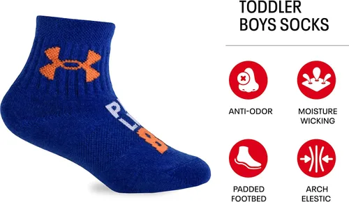 Vista 2 de Under Armour Paquete múltiple de calcetines básicos esenciales para bebés