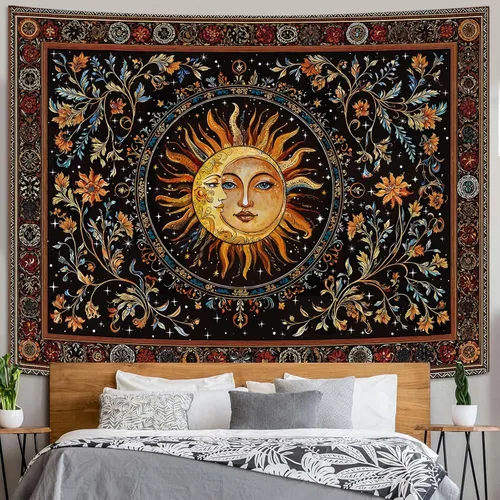 Vista 16 de Accnicc - Tapices Boho de Sol y Luna10127AXS