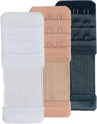 Vista 21 de SAMGU Extensores de brasier para mujer, 2 ganchos, 3 ganchos, 4 ganchos, 5 ganchos, 6 ganchos, correa de extensión de brasier elástica suave 2