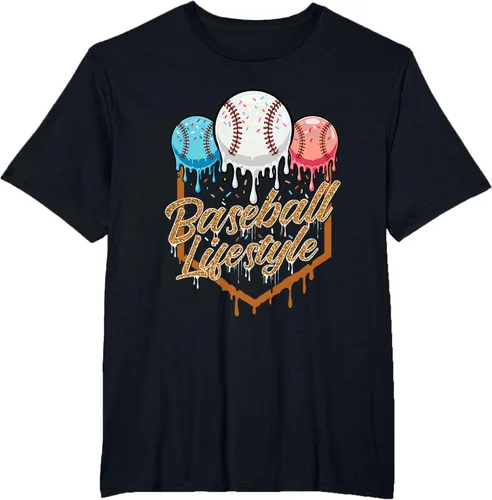 Vista 37 de Baseball Lifestyle - Camiseta de béisbol amante del béisbol