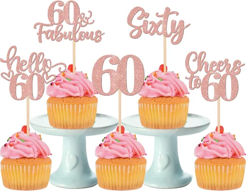 Vista 87 de 30 piezas de adornos para cupcakes de 12 cumpleaños feliz, brillantes doce, hola 12, felicitaciones a 12 años, adornos para cupcakes, 12