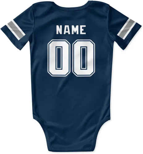 Vista 3 de OAOANS Baby Clothes Personalized Newborn Infant Apparel Baby Clothing Custom Name Number Sports 0-24 Months Boy Girl Gifts