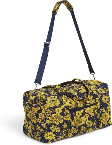 Vista 3 de Vera Bradley Women's Cotton Collegiate Large Travel Duffle Bag (Multiple Teams Available)