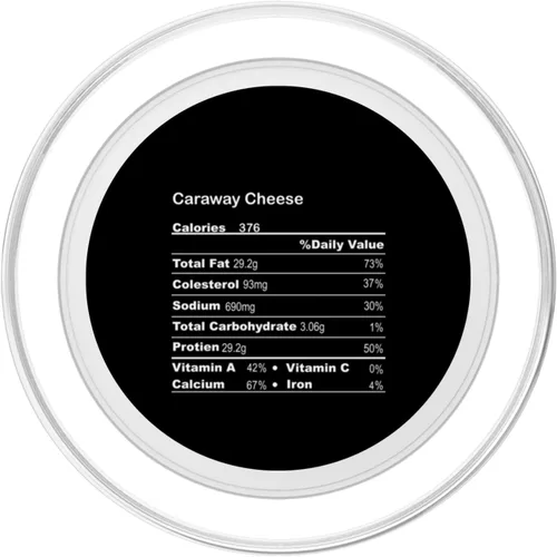 Vista 2 de Funny Caraway Cheese Acción de Gracias Nutricional PopSockets MagSafe PopGrip para iPhone