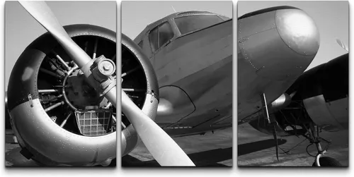 Vista 25 de wall26 Lienzo enmarcado para pared, juego de arte exótico tropical, océano, mar, avión, puesta de sol, transporte, fotografía, realismo, decorativo
