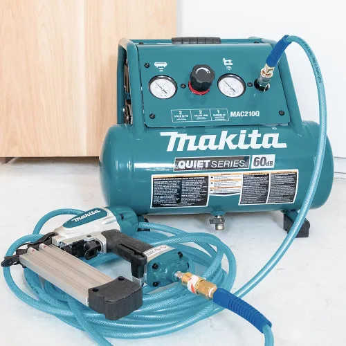 Vista 7 de Makita MAC210Q Quiet Series, 1 HP, Compresor de aire eléctrico, sin aceite, 2 galones