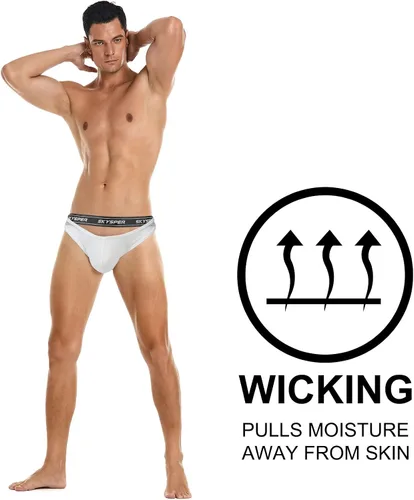 Vista 2 de SKYSPER Jockstrap - Correas de entrenamiento para hombre, ropa interior atlética para apoyo, tangas sexy