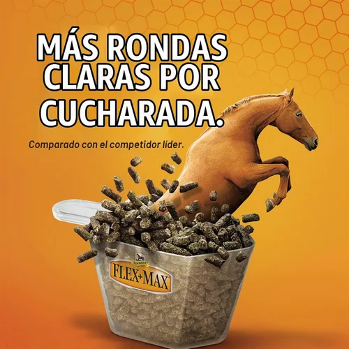 Vista 3 de Absorbine Flex+Max - Pellets de suplemento para articulaciones de caballo, altamente sabrosos, fórmula equina integral con glucosamina, MSM