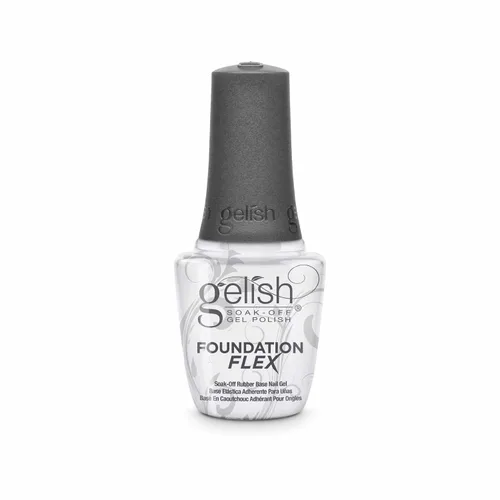 Vista 5 de Gelish Foundation Flex – Capa base flexible para uñas, relleno de estrías y protección perfecta, kit de esmalte de uñas de gel de base de goma