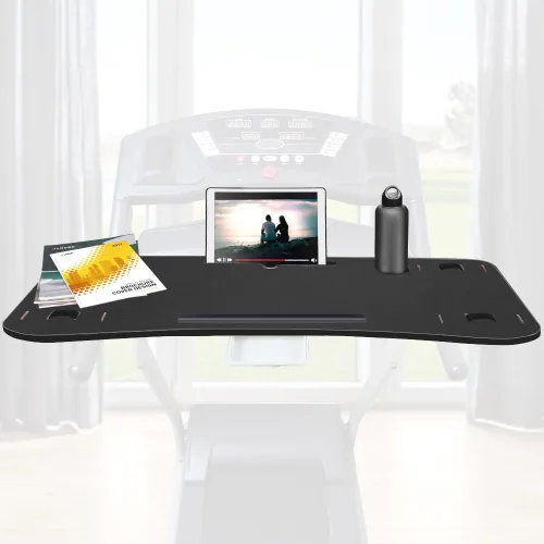 Vista 7 de KELIXU 39" Treadmill Desk Attachment, Universal Walking Laptop Holder Desk Ergonomic Platform Workstation for Treadmill with Cup Holder