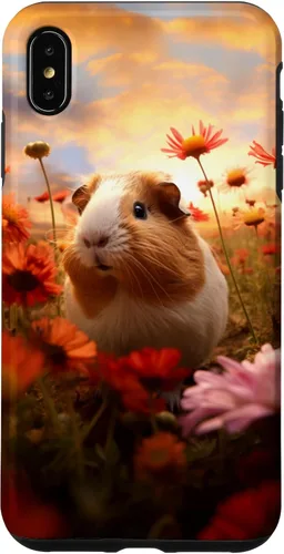 Vista 11 de Carcasa para iPhone 16 con diseño de conejillos de indias y flores para amantes de mascotas exóticas