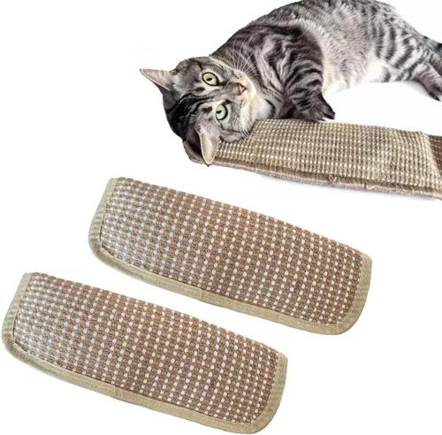 Vista 2 de Catnip Kicker Pillow for Cats, Interactive Sisal Pillow with 8000mg Organic Catnip for Indoor Cats & Kittens - Scratching, Chewing, Teething（2 Pack）