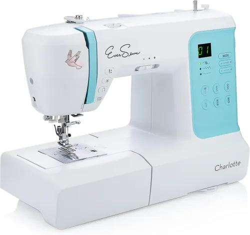 Vista 2 de Eversewn Charlotte máquina de coser de 70 puntadas, computarizada