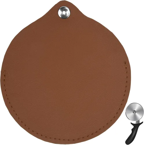 Vista 5 de Cubierta de rueda de pizza Yeebeny, la cubierta de volante de pizza es adecuada para la protección del cuchillo de pizza, pequeña, flexible y fácil