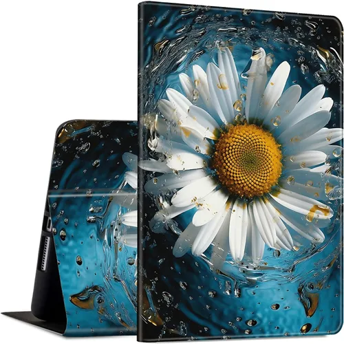 Vista 10 de Rossy Funda para tableta Amazon Fire HD 8 (8ª/7ª/6ª generación, versión 2018/2017/2016) delgada y ligera, de piel sintética, multiángulo, ajustable