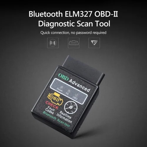 Vista 2 de Eonon V0056 OBD2 OBDII, Escáner de diagnóstico, Adaptador de herramienta de escaneo Bluetooth Solo para estéreo de coche Android Eonon
