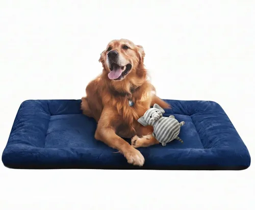 Vista 21 de Alfombrilla de cama para jaula de perro para perros extra pequeños. Cama de jaula de perro ultra suave. Alfombrilla de perrera lavable y Rosa