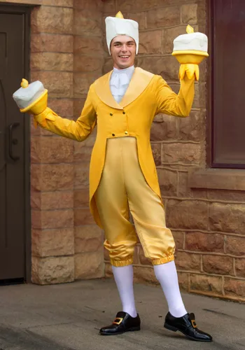 Vista 2 de Disfraz de Lumiere para Hombre de La Bella y la Bestia de Disney Multicolor