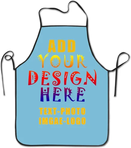 Vista 26 de Delantal personalizado personalizado para mujeres y hombres, delantales de cocina para cocinero, nombre personalizado, texto, logotipo, imagen