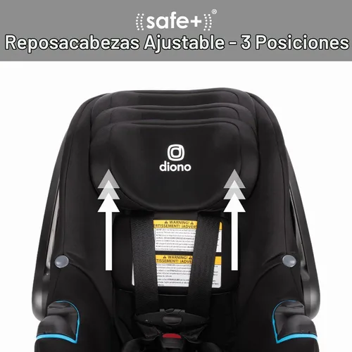 Vista 7 de Diono LiteClik30 RXT SafePlus Asiento de Coche Infantil y Base, Orientado hacia Atrás para Bebés de 4 a 13.6 kg, Ingeniería SafePlus, con Inserción