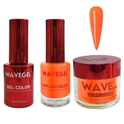 Vista 52 de WAVEGEL - Juego de gel de remojo, laca de uñas y polvo acrílico y polvo de inmersión a juego - Colección Queen - #001 Negro sedoso