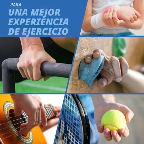 Vista 6 de roygra Entrenador de fuerza de agarre (paquete de 8), fortalecedor de antebrazo, pelotas de estrés para adultos, dispositivos de fortalecimiento