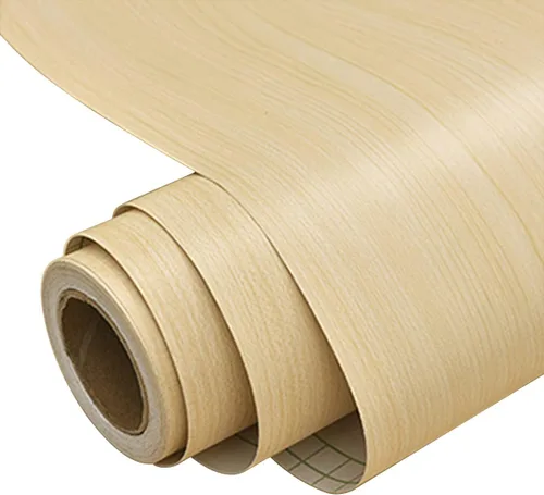 Vista 18 de ECYC Papel tapiz de grano de madera de 15.75 x 39.37 pulgadas, autoadhesivo, papel de contacto de madera, impermeable, extraíble, para cajón de 08