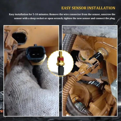 Vista 5 de Sensor de temperatura del refrigerante del motor, sensor de temperatura del agua, sensor de temperatura ECT de piezas de automóvil compatible