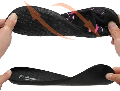 Vista 7 de JIASUQI Zapatos deportivos para senderismo y playa, zapatos acuáticos descalzos, para natación, deportes, caminar, para mujeres y hombres