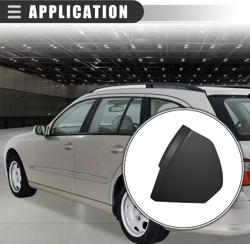 Vista 2 de Motoforti Panel de ajuste de la cubierta superior de la puerta delantera derecha, para Mercedes-Benz E320 2003-2009, PC ABS, 2117270248, negro