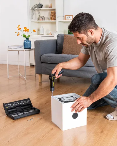 Vista 6 de Fanttik S1 APEX Destornillador Eléctrico, Destornillador de Mango Pivotante, Máx 7N.m Alto Torque, 2 Opciones de Velocidad, 1/4'' Hex, Interacción