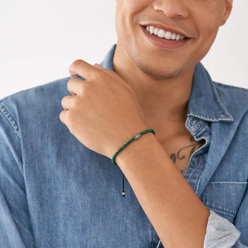 Vista 40 de Fossil para Hombre Wellness pulsera de abalorio