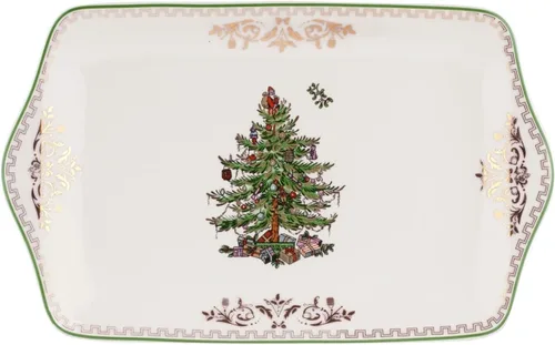 Vista 6 de Soporte para pastel dorado para árbol de Navidad
