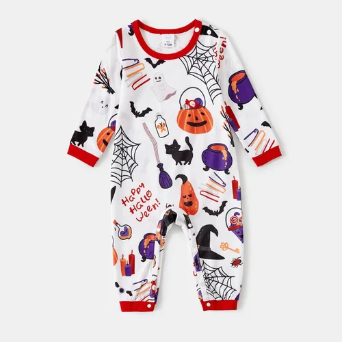 Vista 4 de IFFEI Pijamas de Navidad para la familia, conjuntos de pijamas a juego con camiseta y pantalones con patrón de horneado de galletas