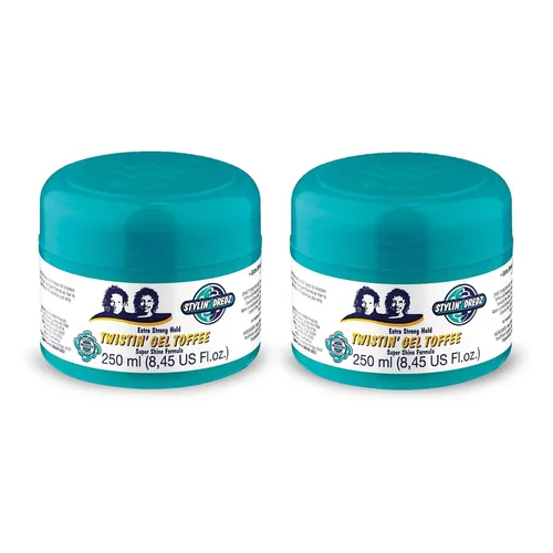 Vista 9 de Stylin Dredz Gel Twisiting Extra Strong Hold Toffee Super Shine Formula Single