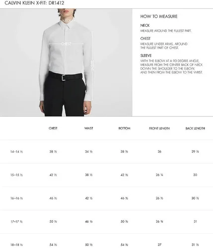 Vista 5 de Calvin Klein Camisa de vestir para hombre Xtreme Slim Fit sin hierro en espiga