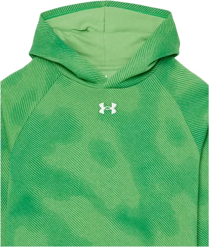 Vista 2 de Under Armour Rival - Sudadera de forro polar con capucha para niño
