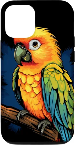 Vista 28 de Sun Conure - Funda para iPhone 17, diseño de pájaro tropical
