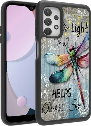 Vista 8 de Funda diseñada para Samsung Galaxy A32 (6.5 pulgadas), funda duradera para teléfono para niña bebé, negra, firmada para Galaxy A32 5G, funda Bebé