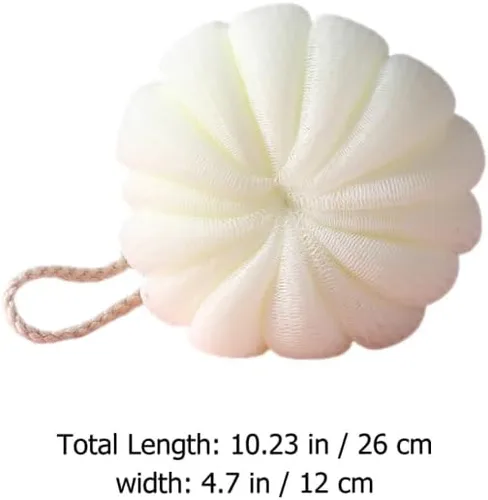 Vista 9 de Beavorty 4 piezas adorables de baño de calabaza ligeras decorativas relajantes suministros de baño para el hogar viajes suaves y cómodos exfoliantes