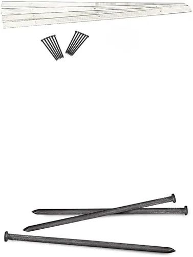 Vista 15 de EasyFlex Kit de proyecto de borde de paisaje de aluminio, 8 piezas de metal para bordes de jardín con púas, 48 pies, bronce (1806BZ-48C)